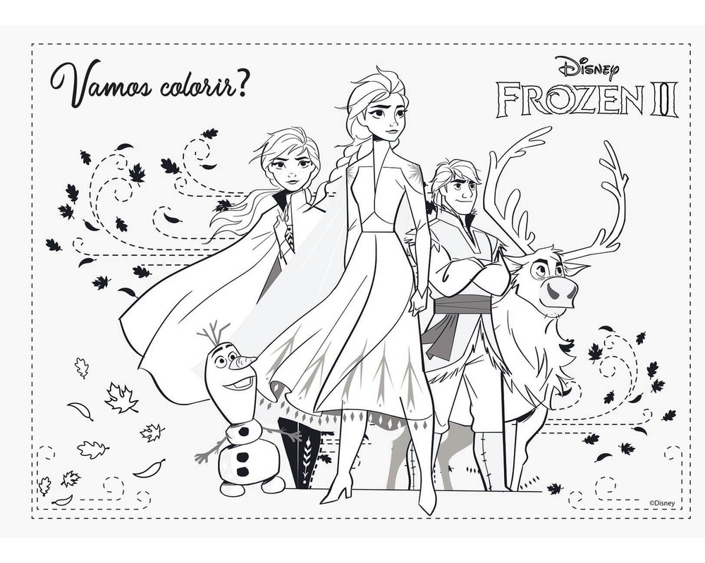 Desenhos Para Colorir Frozen Atividades Educativas