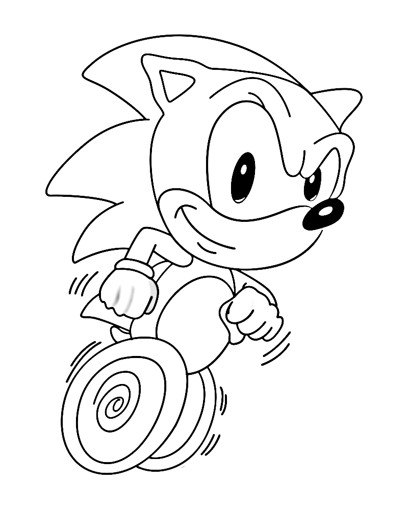 Desenhos Para Colorir Sonic Atividades Educativas