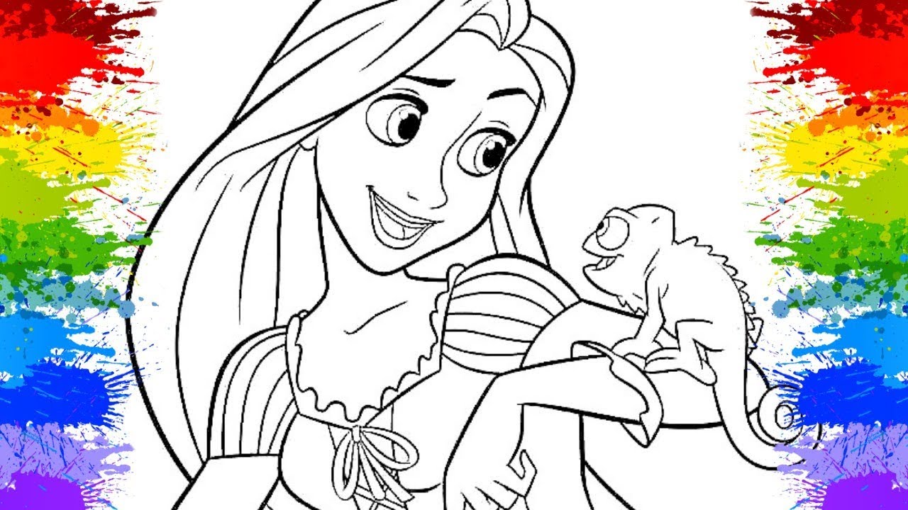 Desenho de princesa para colorir - Atividades Educativas