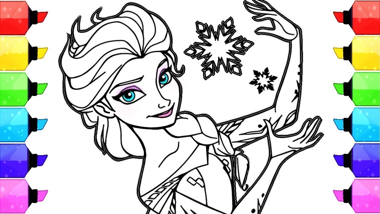 Desenhos Da Elsa Para Colorir Atividades Educativas
