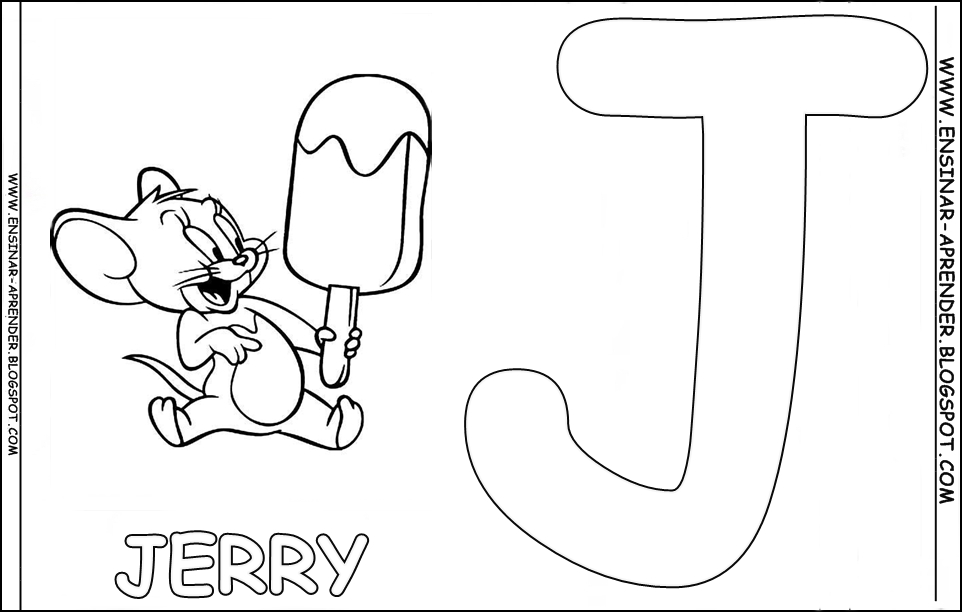 Desenhos Da Letra J Para Colorir Atividades Educativas