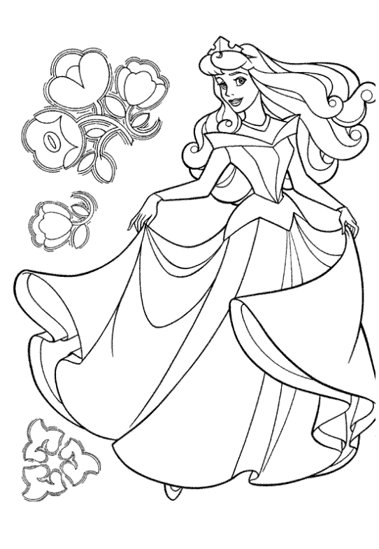 Desenhos Da Princesa Aurora Para Colorir Atividades Educativas 6184