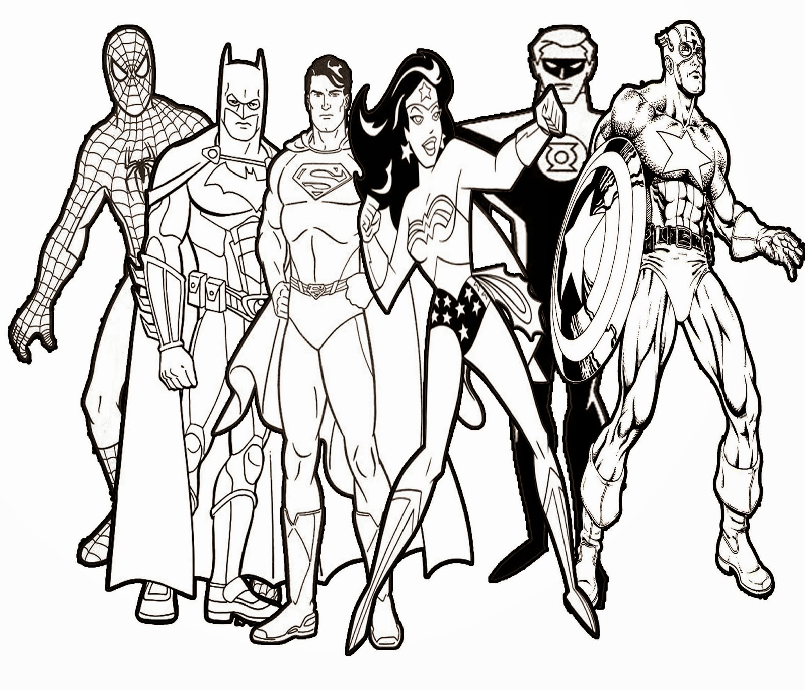 Desenhos De Super Heroi Para Colorir Atividades Educativas
