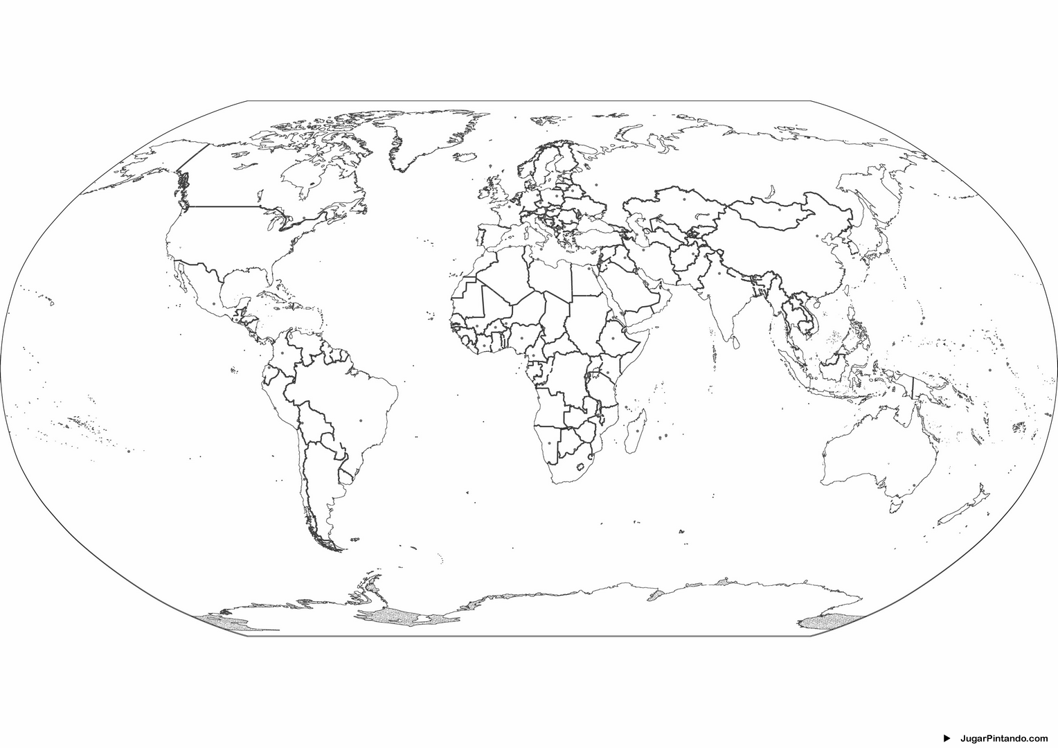 Desenhos Do Mapa Mundi Para Colorir Atividades Educativas 6310