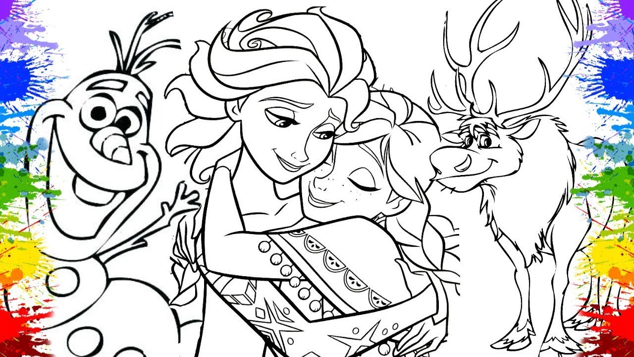 Desenhos para colorir frozen 2 - Atividades Educativas