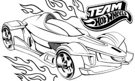 Desenhos de hot wheels para colorir