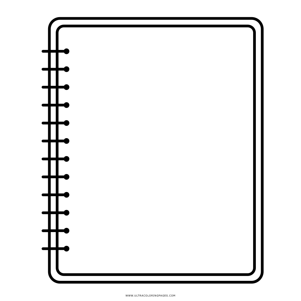 Desenhos de caderno para colorir