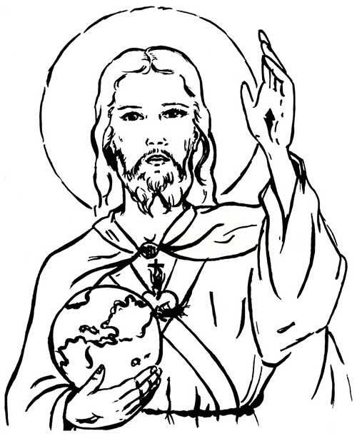 Desenhos de jesus para colorir - Atividades Educativas